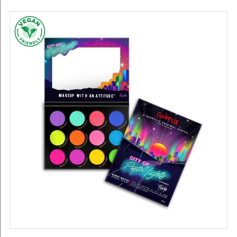 🌃 RUDE City Of Pastel Lights Palette 🌃